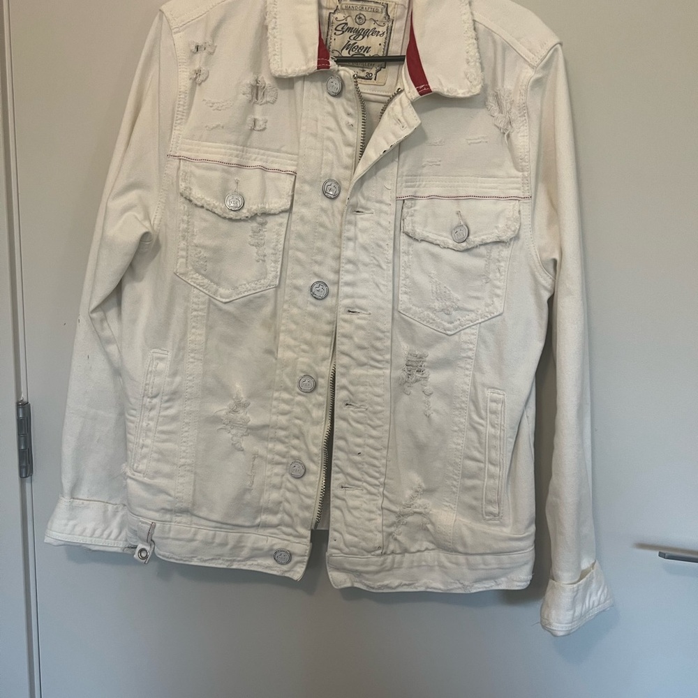 Signature White Jean Jacket Classic Style